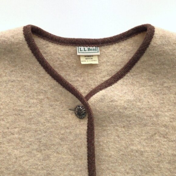 Vintage Boiled Wool Coat Jacket - Picture 5 of 9